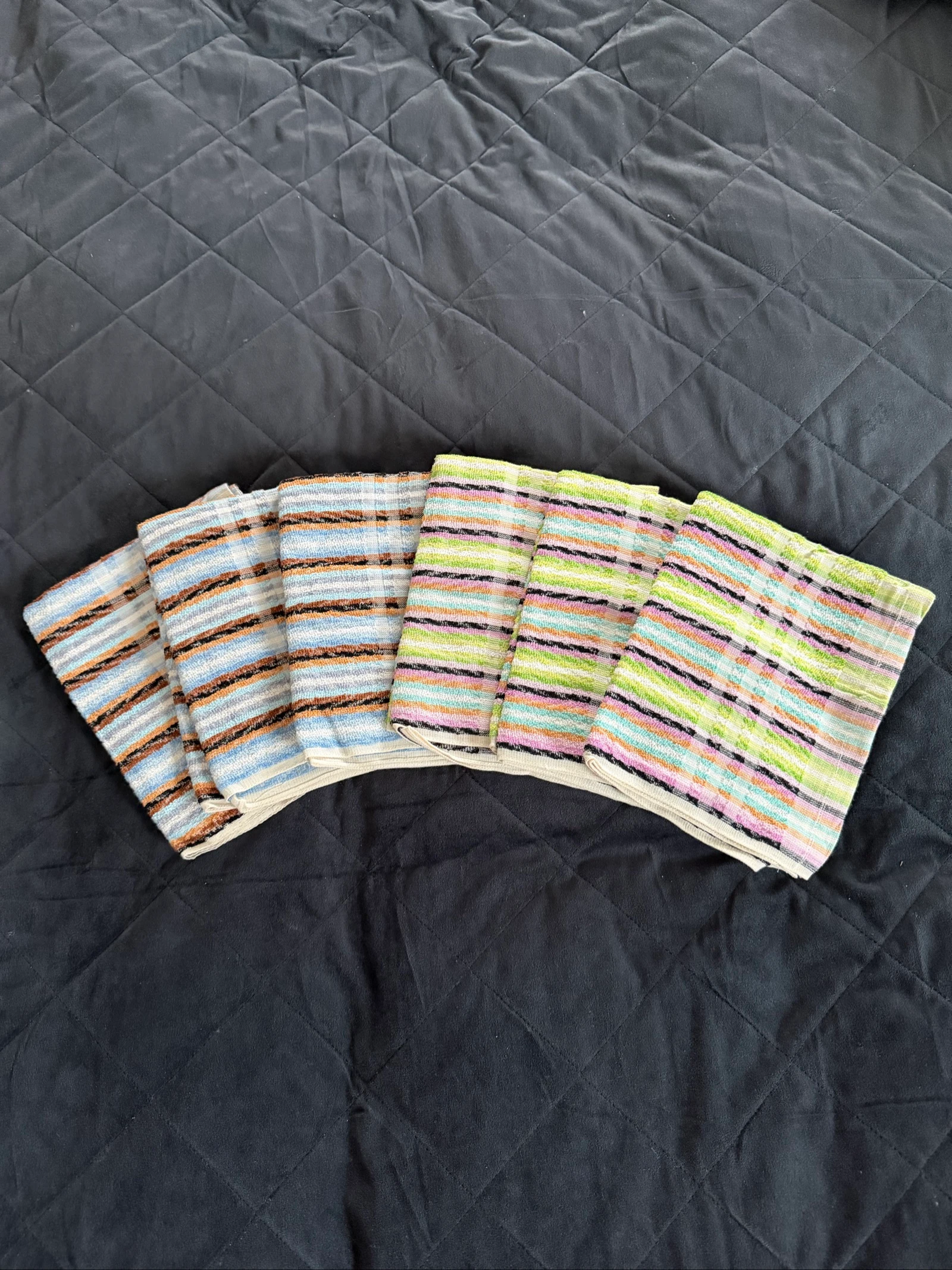 Lot 6 serviettes coton neuves